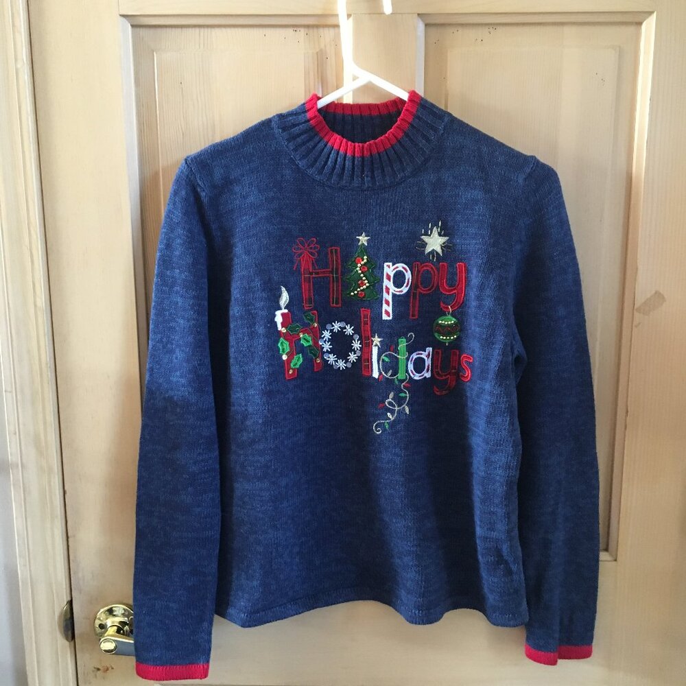 Tiara International Christmas Sweater  - Size M